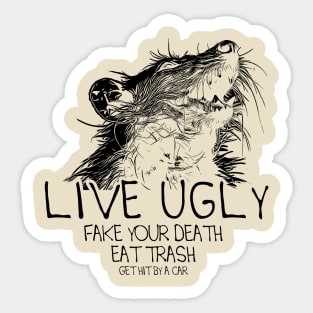 OPOSSUM QUOTES Sticker